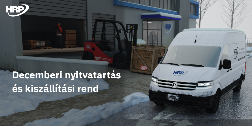 Decemberi nyitvatartás és kiszállítási rend