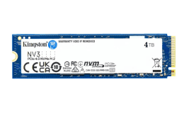 Image 1 - Kingston 4TB NV3 NVMe PCIe 4.0, M.2 (SNV3S/4000G) SSD