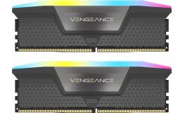 Image 1 - CORSAIR DDR5 6000MHz 32GB (2x16GB) AMD EXPO VENGEANCE RGB RAM, szürke