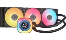 Image 2 - CORSAIR iCUE LINK TITAN 360 RX LCD AIO, 360mm Radiator, Liquid CPU Cooler