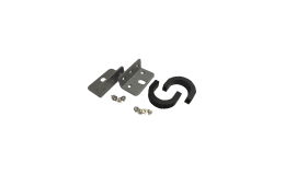 Image 1 - 1U rack mounting ears kit with screws, one pair for left and right each, black.