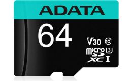 Image 1 - ADATA 64GB Premier Pro microSDXC/SDHC UHS-I U3 Class 10(V30S) memóriakártya