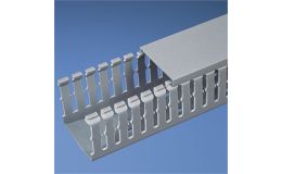Image 1 - Panduit  6 Feet  Narrow Slotted Duct, PVC, 2&quot; X 5&quot; X 6&quot;