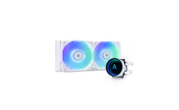Image 1 - Chieftec Iceberg White 240 RGB CLC-240-RGB-W – 240 mm-es AiO CPU vízhűtő, fehér
