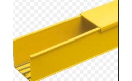 Image 1 - Panduit Channel, Solid Wall and Cover, No Mtg. Holes, (100mm x 100mm) 2m, Fiber-