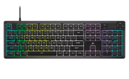 Image 1 - CORSAIR K55 CORE RGB Gamer Billentyűzet, fekete