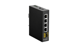 Image 1 - D-link 5 Port Unmanaged Switch with 4 x 10/100/1000BaseT(X) ports &amp; 1 x 100/1000