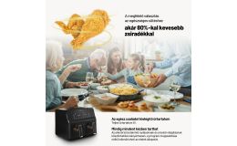Image 4 - Lauben DualZone® Air Fryer 8000BC - Kétzónás Forró levegős fritőz