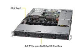 Image 1 - Supermicro Server SYS-6019P-WTR 1U 4x3.5&quot;HotSw 2xLGA3647/12RDIMM/2x750W red.PSU