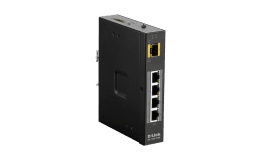 Image 1 - D-link 5 Port Unmanaged Switch with 4 x 10/100/1000BaseT(X) ports (4 PoE) &amp; 1 x
