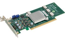 Image 1 - Supermicro quad-Port Gen-3 Internal NVMe Host Bus Adapter