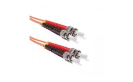 Image 1 - Duplex multimódusú patchkábel 50/125µm (OM3), 2xST-2xST, 2m