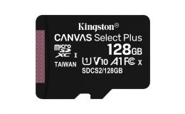 Image 1 - Kingston 128GB microSD Canvas Select Plus (SDXC Class 10 A1) (SDCS2/128GBSP) mem