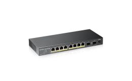 Image 1 - Zyxel GS1100-10HP, unmanage PoE 8x Gigabit, 2x Fiber Uplink, 120 Watt PoE