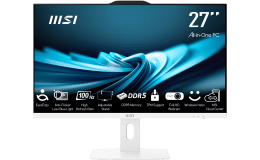 Image 1 - MSI PRO AP272P 14M i5-14400 16GB 1TB 27&quot; All In One PC, fehér