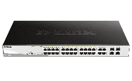 Image 1 - D-link 24 PoE 10/100/1000 Base-T port + 4 TP/SFP Combo Ports
- 24 x 10/100/1000M