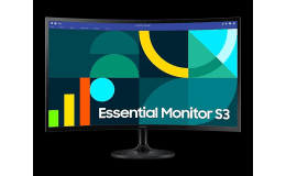 Image 2 - Samsung LS27D360GAUXEN 27&quot; FHD 100Hz ívelt Essential S3 Monitor
