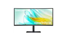 Image 1 - Samsung LS34C652UAUXEN 34&quot; UWQHD ViewFinity S6 Üzleti Monitor, fekete