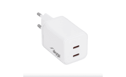 Image 1 - Akyga AK-CH-29  USB Töltő 2x USB-C PD 5-20V / max. 3A 45W Quick Charge 3.0 GaN