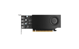 Image 1 - NVIDIA RTX A1000 ATX I/O bracket + LP I/O bracket loose, Mini DP to DP dongle, r
