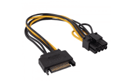 Image 1 - Akyga Adapter SATA / PCI-Express 6+2-pin - AK-CA-80