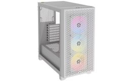 Image 1 - CORSAIR 3000D RGB AIRFLOW Mid-Tower PC számítógépház, fehér