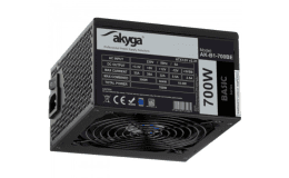 Image 1 - Akyga Basic 700W BLACK EDITION tápegység - AK-B1-700BE