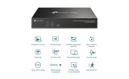 Image 1 - TP-LINK VIGI NVR1004H-4P 4 PoE+ csatornás hálózati videó rögzítő