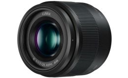 Image 1 - Panasonic H-H025E-K Lumix G objektív - kizárólag csomagban  (fényképezőgéppel eg