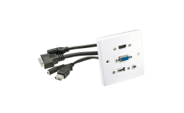 Image 2 - LINDY fali csatlakozó VGA/HDMI/USB/3.5mm Stereo portokkal