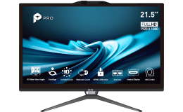 Image 1 - MSI AiO PRO AP222T 14MA-663XEU - i3-14100, 21.5&quot; FHD Touch, 16GB, 512GB, fekete