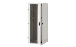 Image 1 - 42U, szerverszekrény 800x1000, Biztonsági üvegajtóval, levehető zárható fém olda