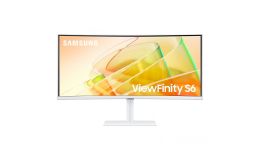 Image 1 - Samsung LS34C650TAUXEN 34&quot; UWQHD ViewFinity S6 Üzleti Monitor, fehér
