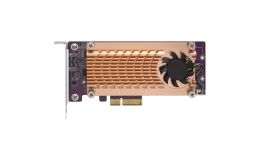 Image 1 - Dual M.2 22110/2280 SATA SSD expansion card (PCIe Gen2 x2), Low-profile bracket