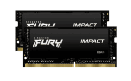 Image 1 - Kingston 32GB/3200MHz DDR4 (Kit of 2) FURY Impact (KF432S20IBK2/32) SODIMM RAM