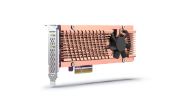 Image 1 - Qnap Dual M.2 PCIe SSD expansion card; supports up to two M.2 2280/22110 formfac
