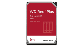 Image 1 - Western Digital HDD 8TB Red Plus 3,5&quot; SATA-3 5640rpm 256MB - WD80EFPX