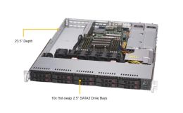 Image 1 - Supermicro Server 1114S-WTRT 1U 10x2.5&quot; Hot-swap 1xAMD EPYC/8RDIMM/2x 10GBase-T/