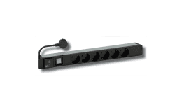 Image 2 - LEGRAND elosztósor 19&quot;/1U túlfeszültség-védelemmel KIM:6xSCH-gyermekvédett TÁP:
