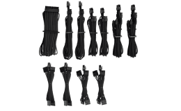 Image 1 - CORSAIR Sleeved DC Kábel Pro Csomag, Type 4 (Gen. 4), Fekete