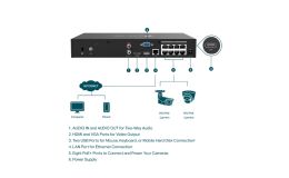 Image 1 - TP-LINK VIGI NVR1008H-8P 8 csatornás POE+ hálózati videó rögzítő
