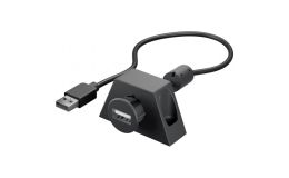 Image 2 - Goobay USB 2.0 nagy sebességű hosszabbító kábel tartókonzollal, fekete 1.2m