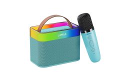 Image 1 - LAMAX KaraokeKid1 Blue 10W Gyerek karaoke szett vezeték nélküli mikrofonnal