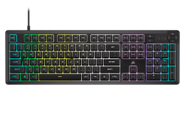 Image 1 - CORSAIR K55 CORE RGB Gamer Billentyűzet, fekete