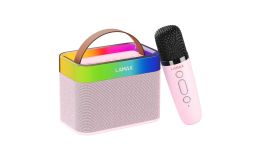 Image 1 - LAMAX KaraokeKid1 Pink 10W Gyerek karaoke szett vezeték nélküli mikrofonnal