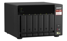 Image 1 - Qnap 6-bay NAS, AMD Ryzen V1000 series V1500B 4C/8T 2.2GHz, 8GB DDR4 RAM (2 x SO