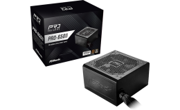 Image 1 - ASRock PRO-650B 650W 80 PLUS BRONZE tápegység