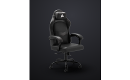 Image 1 - CORSAIR TC80 gamer szék , fekete műbőr/fekete szövet