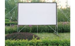 Image 1 - Funscreen Fast Fold hordozható vetítővászon, 16:9, 206x366 cm