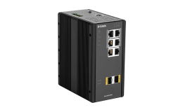 Image 1 - D-link 8 Port L2 Managed Switch with 6 x 10/100/1000BaseT(X) ports (4 PoE) &amp; 2 x